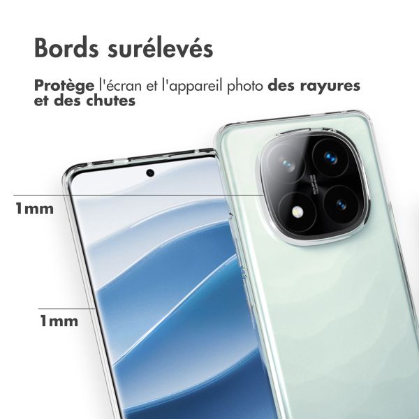 Accezz Coque Clear Xiaomi Redmi Note 14 Pro Plus (5G) - Transparant / Transparent