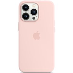 Apple Coque en silicone MagSafe iPhone 13 Pro Max - Chalk Pink