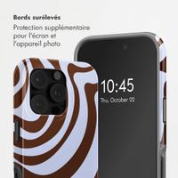Selencia Coque arrière Vivid avec MagSafe Apple iPhone 16 Pro - Dream Swirl Chocolate