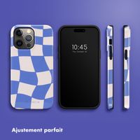 Selencia Coque arrière Vivid Apple iPhone 14 Pro Max - Groovy Sapphire Blue