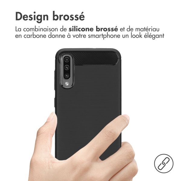 imoshion Coque Brushed Samsung Galaxy A50 / A30s - Noir