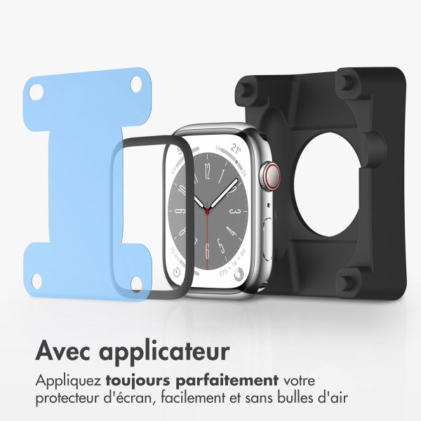 Accezz Protecteur d'écran avec applicateur pour Apple Watch Series 4-6 / SE - 44 mm