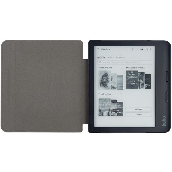 Gecko Covers Étui de liseuse portefeuille Easy-Click Kobo Libra 2 / Tolino Vision 6 - Noir