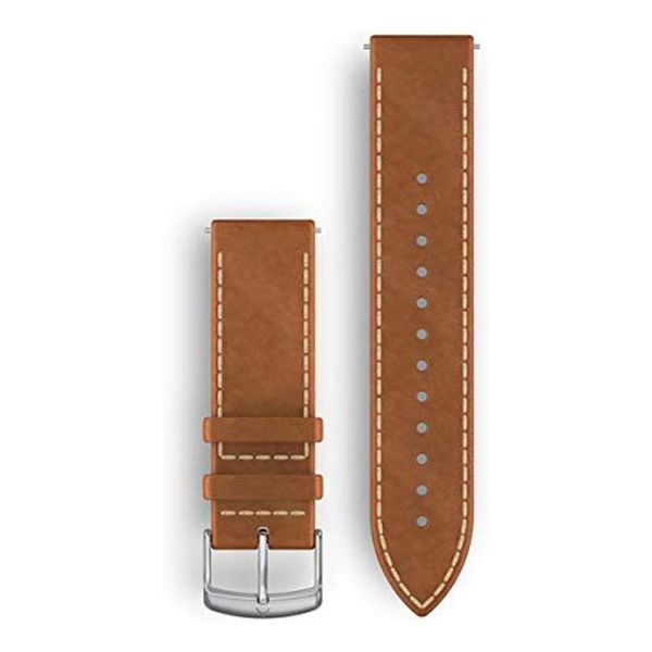Garmin Bracelet en cuir  - Connexion Garmin 20 mm - Marron