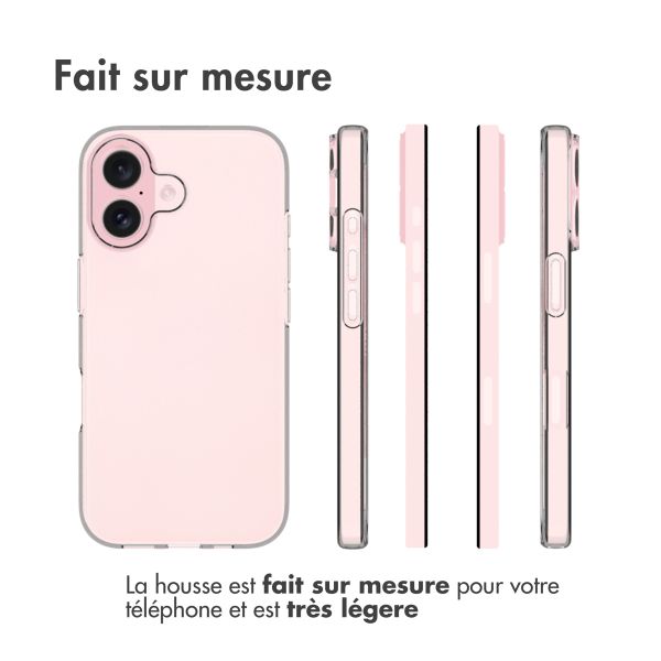 Accezz Coque Clear Apple iPhone 16 - Transparent