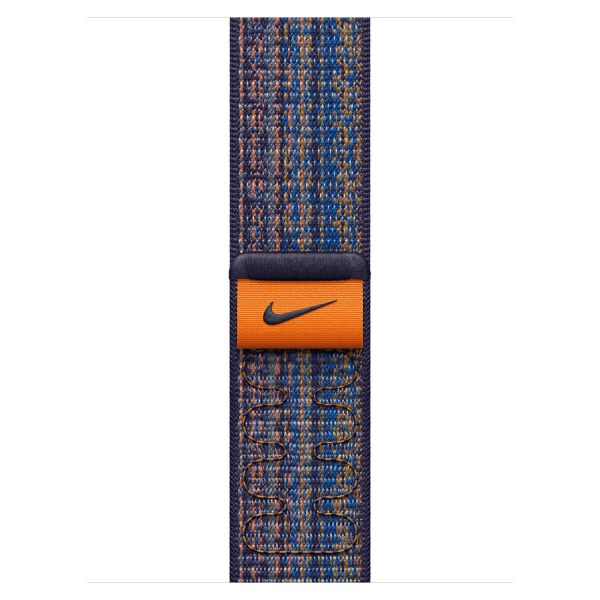 Apple Nike Sport Loop bracelet Apple Watch Series 1 á 9 / SE (38/40/41 mm) | Series 10 (42 mm) - Game Royal/Orange