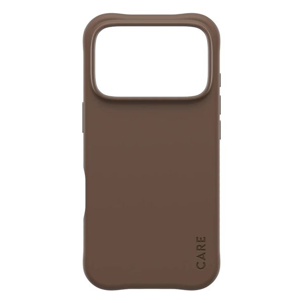 CARE by PanzerGlass Étui tendance Samba avec MagSafe Apple iPhone 17 Pro - Espresso Brown
