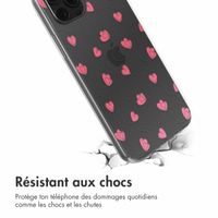 imoshion Coque design pour iPhone 12 (Pro) - Dusty Rose Connected Hearts