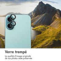 imoshion Lot de 2 protections d'objectif de caméra Apple iPhone 16 / 16 Plus - Teal
