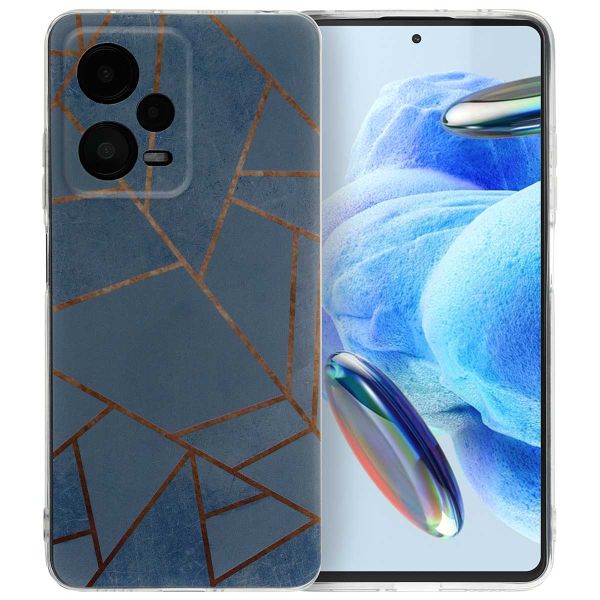 imoshion Coque Design Xiaomi Redmi Note 12 Pro - Blue Graphic