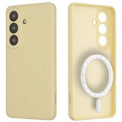 imoshion Coque Couleur avec MagSafe Samsung Galaxy S26 Plus - Vanilla