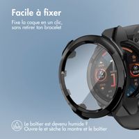 imoshion Coque rigide à couverture complète Garmin Fenix 8 - 51 mm - Noir