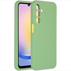 Accezz Coque Liquid Silicone Samsung Galaxy A25 (5G) - Vert