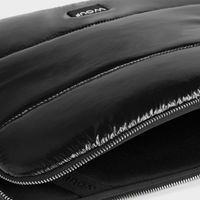 Wouf Quilted Pochette ordinateur 13-14 pouces - Black Glossy