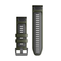 Garmin Bracelet QuickFit® en silicone  - Connexion Garmin 26 mm - Moss / Graphite