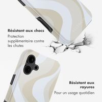 Selencia Coque arrière Vivid avec MagSafe Apple iPhone 16 - Desert Waves Beige