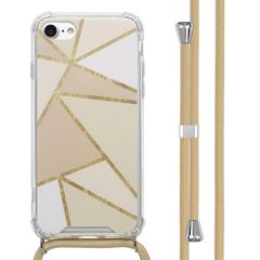 imoshion Coque Design avec cordon Apple iPhone SE (2022 / 2020) / 8 / 7 - Beige Graphic