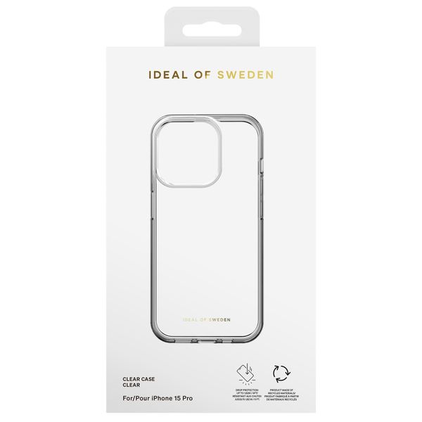 iDeal of Sweden Coque Clear iPhone 15 Pro - Transparent