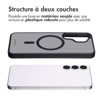 Accezz Coque Givrée Robuste avec MagSafe Samsung Galaxy S25 FE - Noir