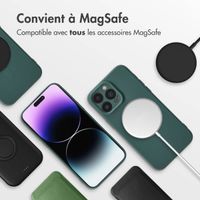 imoshion Coque Couleur avec MagSafe Apple iPhone 14 Pro Max - Vert foncé