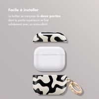 Selencia Coque Vivid Apple AirPods 3 - Art Wave Black