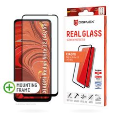 Displex Protection d'écran en verre trempé Real Glass Full Cover Xiaomi Redmi Note 12 - Transparent