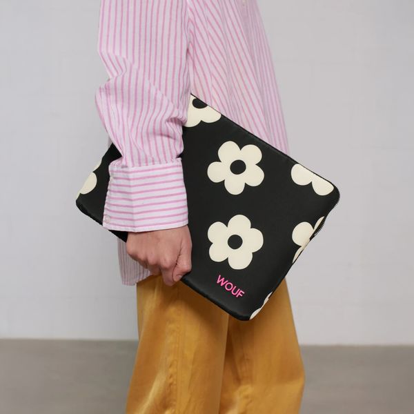 Wouf Daily Pochette ordinateur 13-14 pouces - Night Daisy