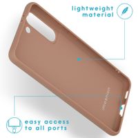 imoshion Coque Couleur Samsung Galaxy S21 - Taupe