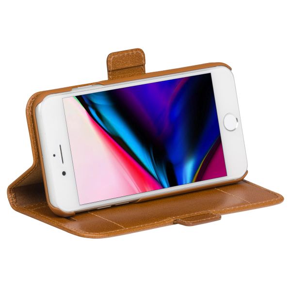dbramante1928 Étui de téléphone portefeuille Apple iPhone SE (2022 / 2020) / 8 / 7 - Brun