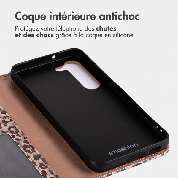 imoshion Étui de télephone portefeuille Design Samsung Galaxy S23 - Leopard Mood