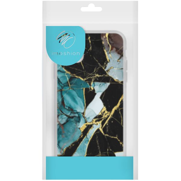 imoshion Coque Design Samsung Galaxy S21 FE - Shattered Blue Marble