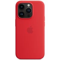 Apple Coque en silicone MagSafe iPhone 14 Pro - Rouge