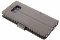 Etui de téléphone Fleurs de Trèfle Samsung Galaxy S8 - Gris