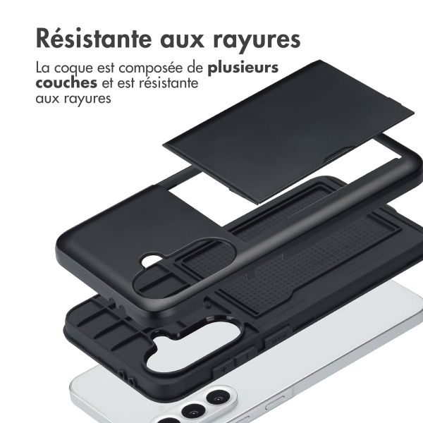 imoshion Coque arrière avec porte-cartes Samsung Galaxy A36 / A56 - Noir