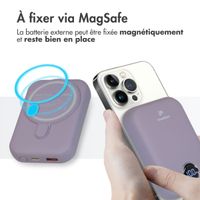 imoshion Batterie externe MagSafe - 10.000 mAh - Batterie externe sans fil - Violet