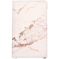 imoshion Coque tablette Design rotatif à 360° Galaxy Tab A7 Lite - White Marble