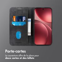 imoshion Étui de téléphone portefeuille Slim Oppo Find X9 - Noir
