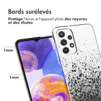 imoshion Coque Design Samsung Galaxy A23 (5G) - Splatter Black