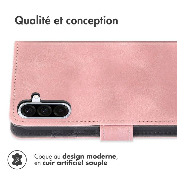 imoshion Etui de téléphone portefeuille avec cordon Samsung Galaxy A36 - Rose