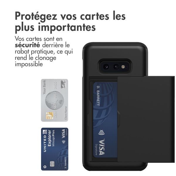 imoshion Coque arrière avec porte-cartes Samsung Galaxy S10e - Noir