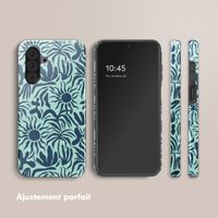 Selencia Coque arrière Vivid Samsung Galaxy A26 - Tropical Vibes Light Blue