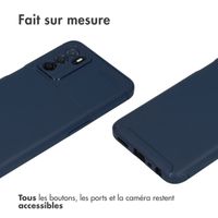 imoshion Coque silicone Carbon Oppo A16(s) / A54s - Bleu