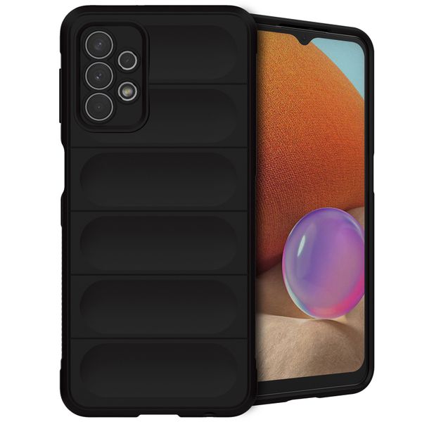 imoshion Coque arrière EasyGrip Samsung Galaxy A32 (5G) - Noir