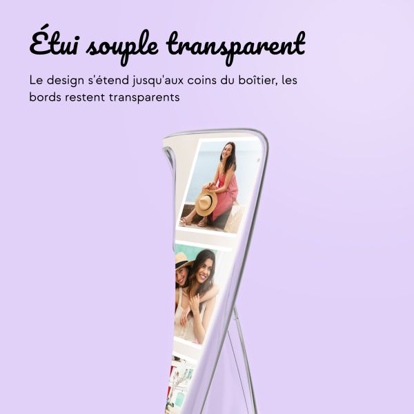 Coque personnalisée avec pellicule N°3 Samsung Galaxy A53 - Transparent