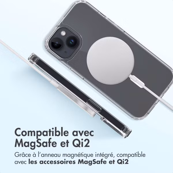Accezz Coque arrière Xtreme Impact avec MagSafe Apple iPhone 14 - Transparent