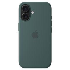 Apple Coque en silicone MagSafe Apple iPhone 16 - Lake Green