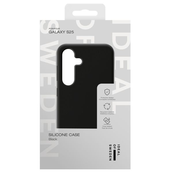 iDeal of Sweden Coque Silicone Samsung Galaxy S25 - Black