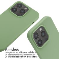 imoshion Coque en silicone avec cordon Apple iPhone 14 Pro - Vert