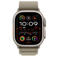 Apple Alpine Loop Band Apple Watch Series 1-10 / SE / Ultra (2) - 42/44/45/46/49 mm - Taille L - Olive