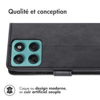 imoshion Étui de téléphone portefeuille Motorola Edge 60 Pro - Noir